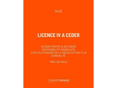 Vente Bar - Brasserie - Tabac à Nice