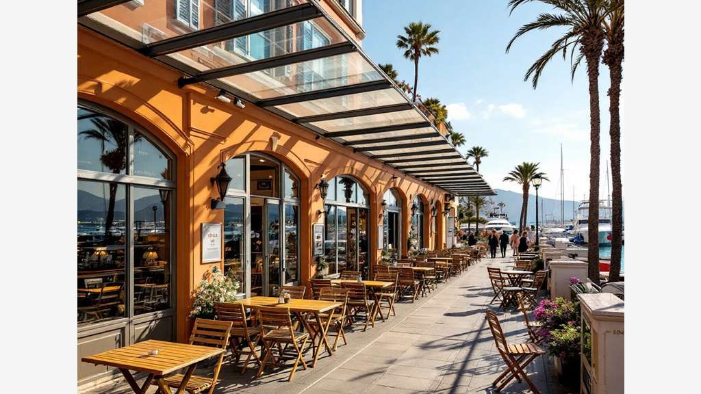 AV brasserie Lic IV port emblématique Côte d’Azur