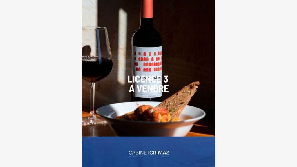 Vente licence 3 débit de boissons à Nice
