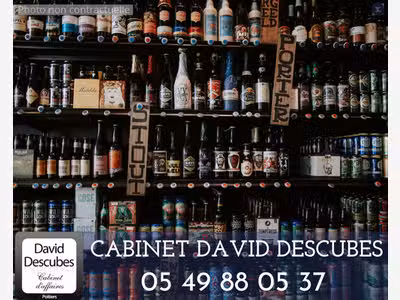 Cède cave à bières bar lic 3 dept Deux Sèvres (79)
