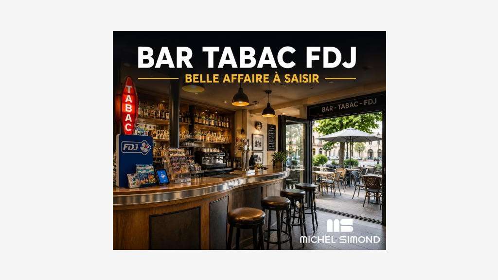 Vente bar tabac FDJ ebe 140k€ terrasse dept Orne