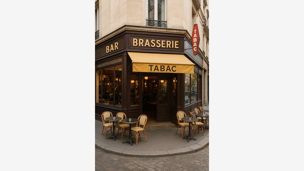 Vente bar brasserie tabac FDJ en angle à Paris