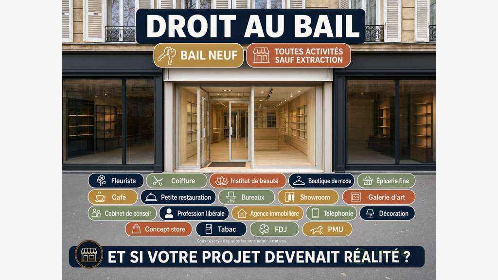 Cession de droit au bail idéal tabac Paris 75019