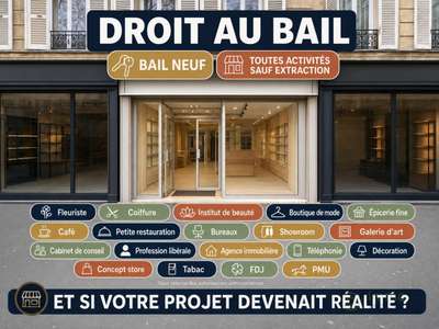 Cession de droit au bail idéal tabac Paris 75019