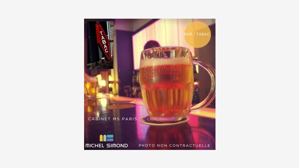 Vente bar tabac FDJ terrasse et appart à Paris