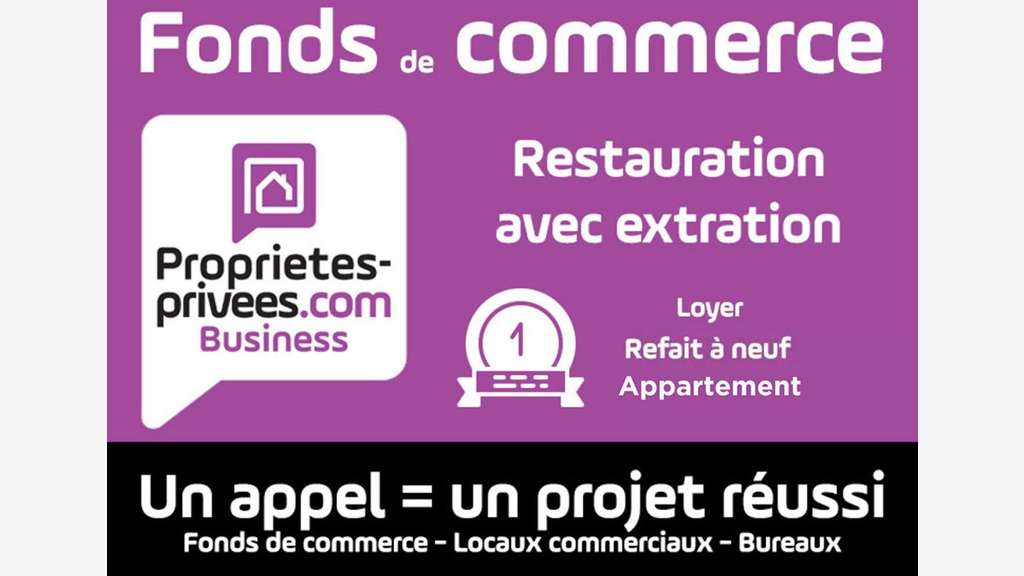 Exclusivité vente bar licence 4 à Paris 75011