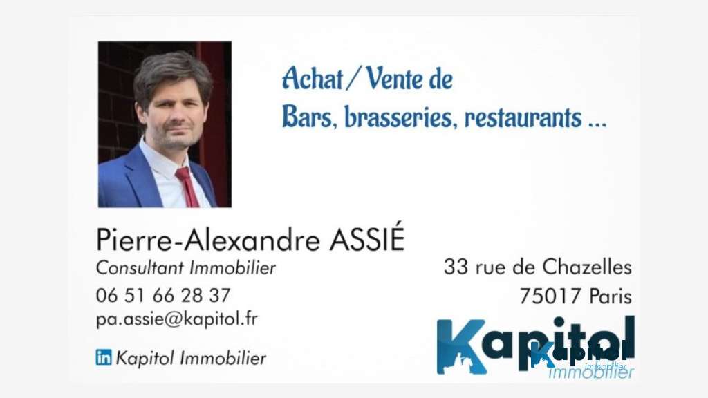 Vente bar quartier de bureaux Paris 75002