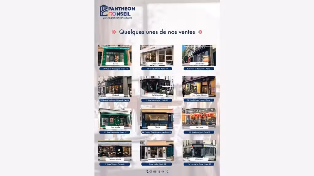 Vente restaurant licence 4 très bon CA Paris 75002