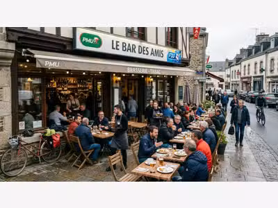 Vente bar brasserie PMU FDJ terrasse en Morbihan