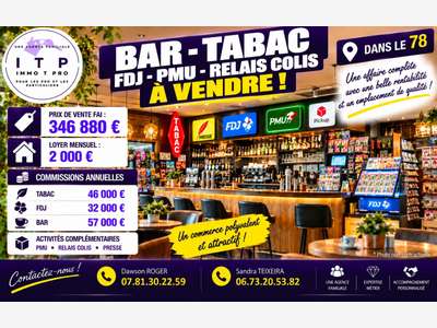 AV beau bar tabac FDJ PMU en périphérie de Poissy