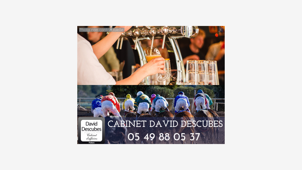 Vente bar PMU sur place principale prox Poitiers