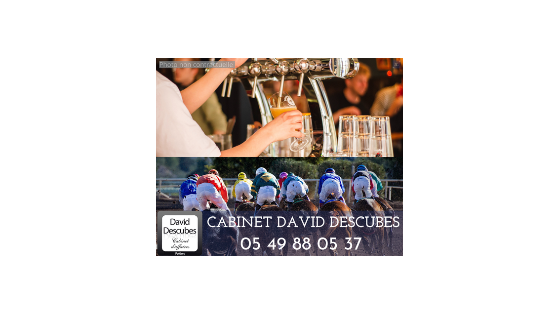 Vente bar PMU sur place principale prox Poitiers