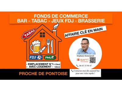 Vente Bar - Brasserie - Tabac à Pontoise