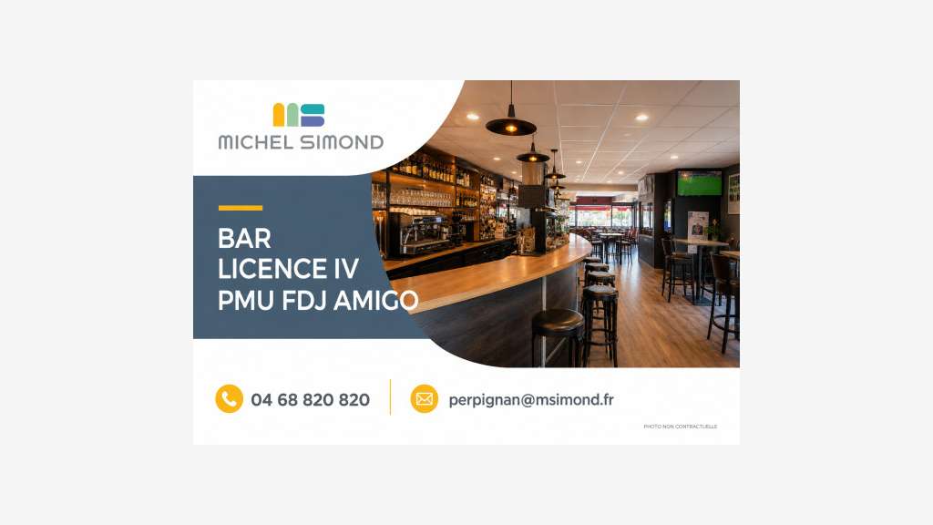Vente bar licence IV PMU amigo Pyrénées Orientales