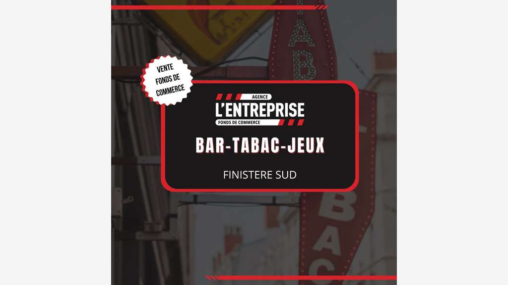 Vente bar tabac presse jeux murs et fonds Quimper