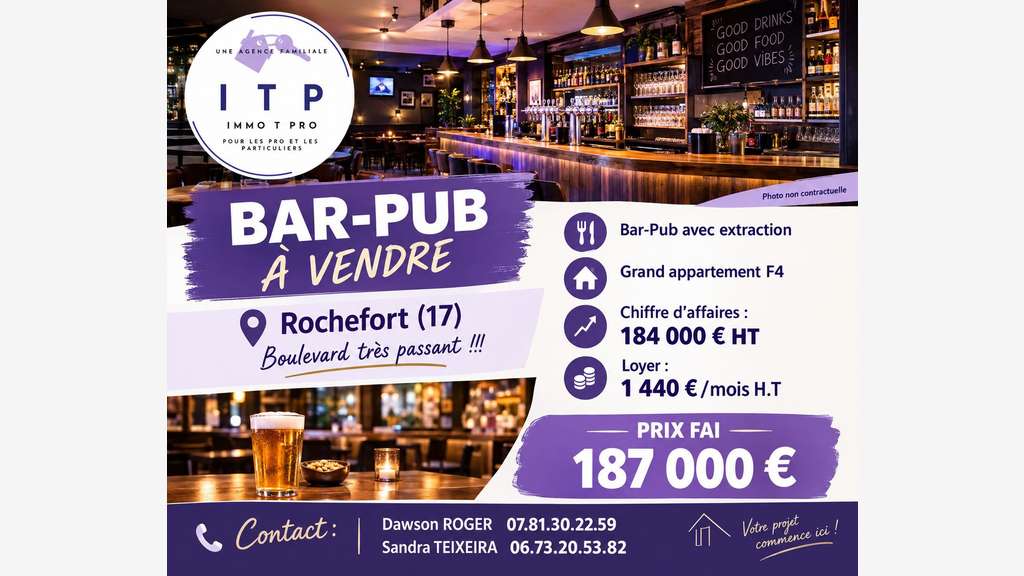 AV bar pub karaoké centre ville Charente Maritime
