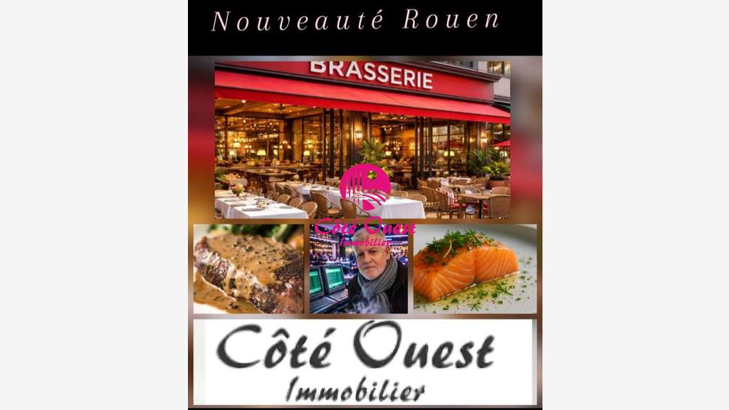 Vente bar brasserie empl premium sur Rouen 