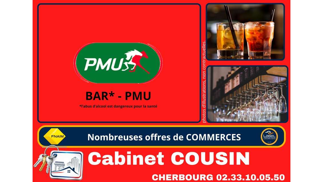 Vente bar PMU proche de Saint-Lô