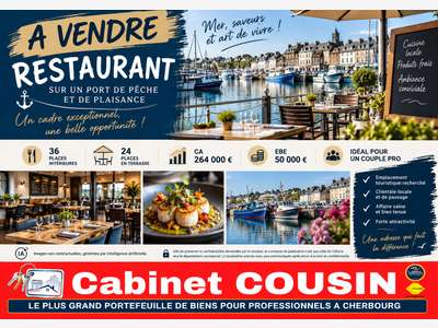Vente bar restaurant à Saint-Vaast-La-Hougue