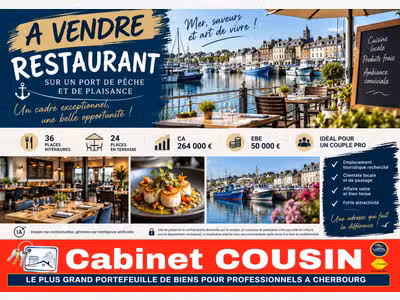 Vente bar restaurant à Saint-Vaast-La-Hougue
