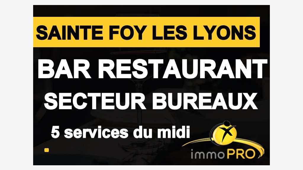 Bar-restaurant situé à proximité de grandes en
