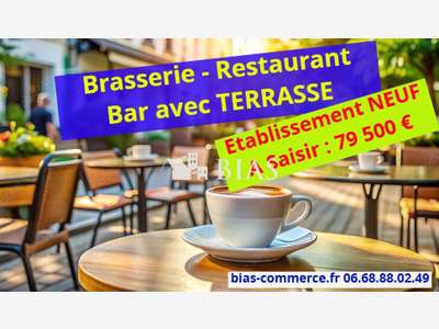 Bar brasserie terrasse à saisir en Seine Maritime