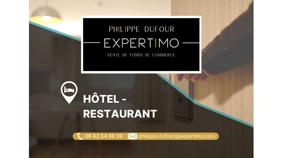 Vente bar restaurant hôtel 3 *** 23 ch à St Flour