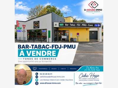 Vente bar tabac FDJ PMU de 170m² centre Sevremoine