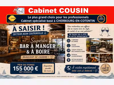 Vente bar pub belle terrasse à Torigni-Sur-Vire