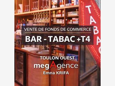 Vente bar tabac jeux en zc dynamique Toulon Ouest
