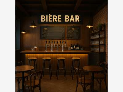 Vente bar à bière en centre-ville de Troyes