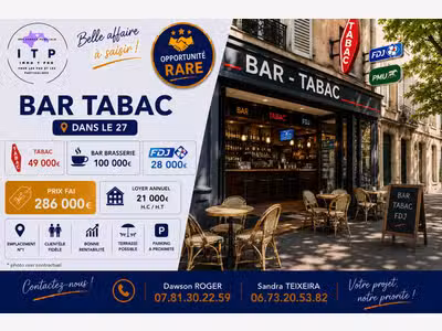 AV beau bar brasserie tabac FDJ jolie ville d'Eure