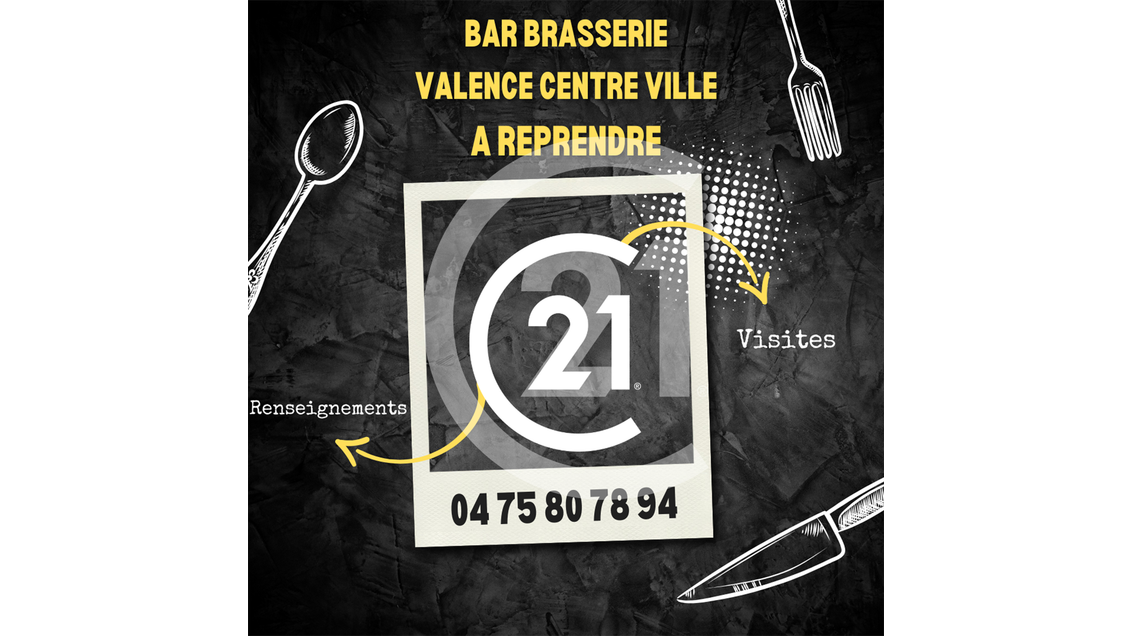 A vendre belle brasserie idéalement situé Valence