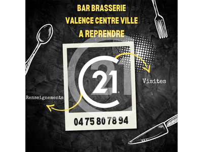 Vente Bar - Brasserie - Tabac à Valence
