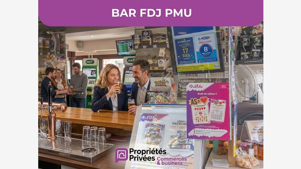 Av bar FDJ PMU avec logement secteur Valenciennes