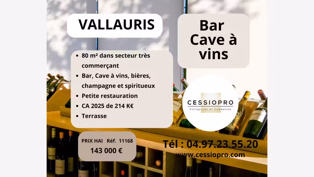 AV bar cave à vin bières champagne spiritueux 06