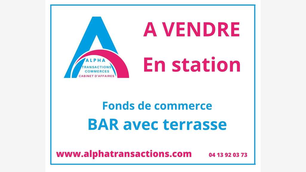 EXCLUSIVITÉ bar et petite restauration en station