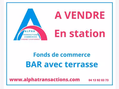 EXCLUSIVITÉ bar et petite restauration en station