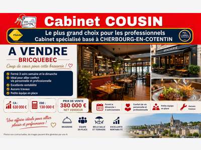 Vente bar brasserie secteur Valognes