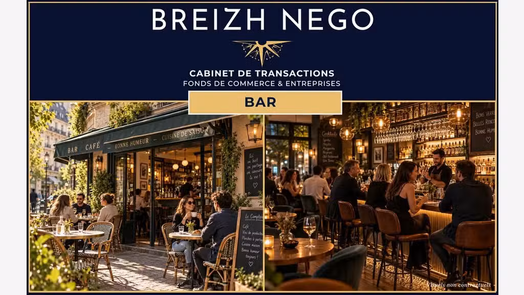 Bar premium à vendre en centre ville du Morbihan