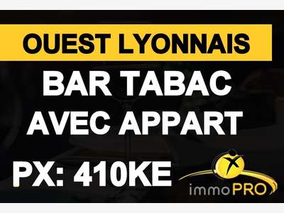 Vente bar tabac sur axe passant Ouest Lyonnais