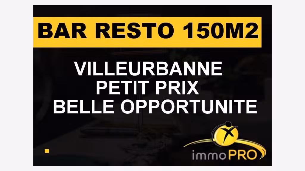 AV bar restaurant petit px bien placé Villeurbanne