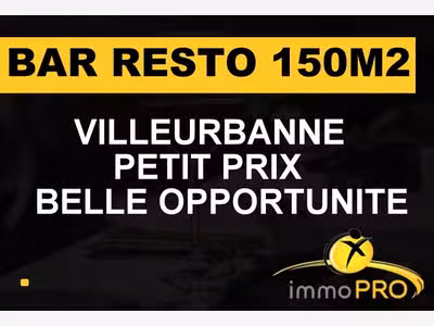 AV bar restaurant petit px bien placé Villeurbanne