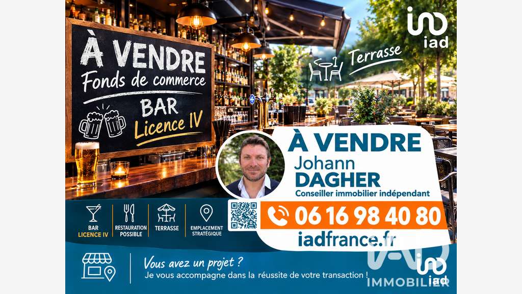 Vente bar licence 4 à Tournan-en-Brie
