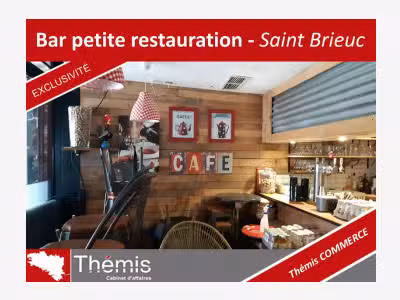 Exclu A vendre bar petite restauration à St Brieuc