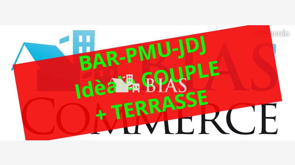 Vente bar PMU FDJ avec terrasse en centre bourg 76