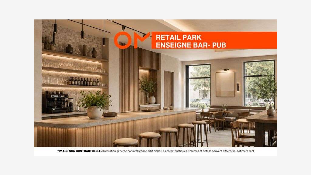 Vente bar pub sous enseigne à Lyon Retail Park