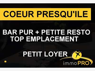 Vente bar pur petite restauration Lyon presqu'ile