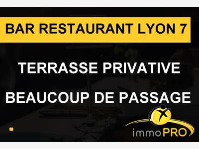 Bar restaurant terrasse à vendre à Lyon 69007