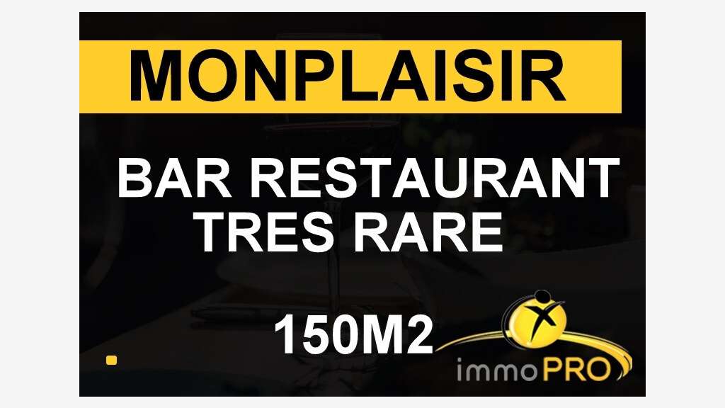 Vend bar restaurant de 150m² sur Monplaisir